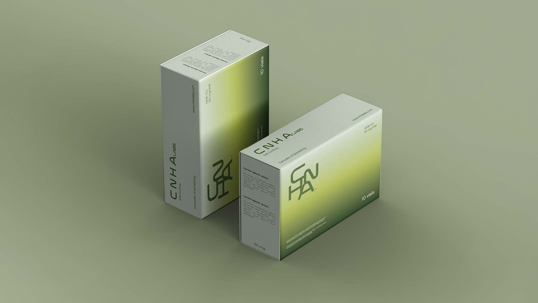 CNHA branded vial and packaging system