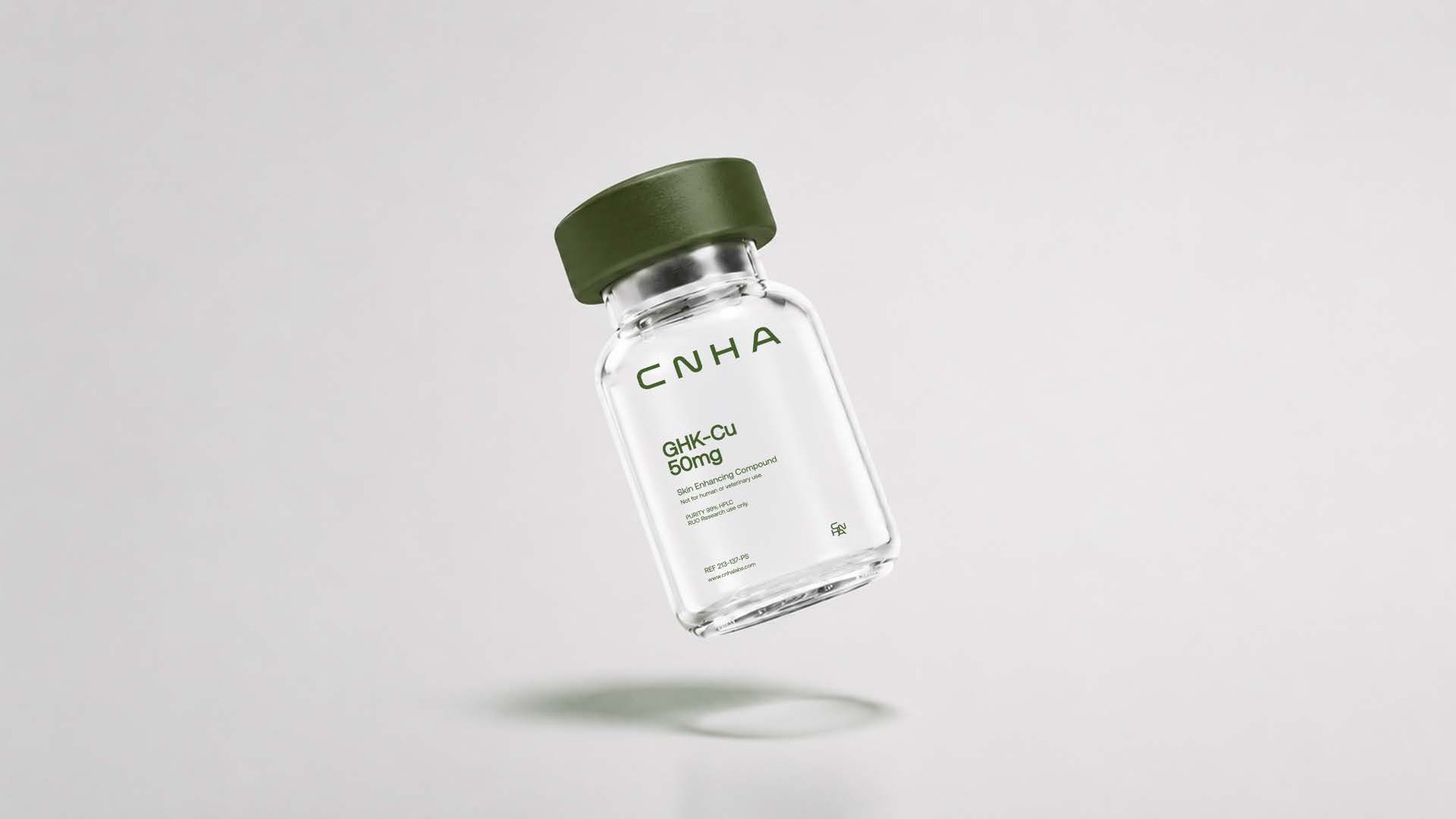 CNHA GHK-Cu vial mobile card